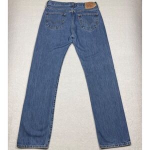 Levi 501 Jeans Men's 34W 34 L Blue Vintage Button Fly 1994 Haiti